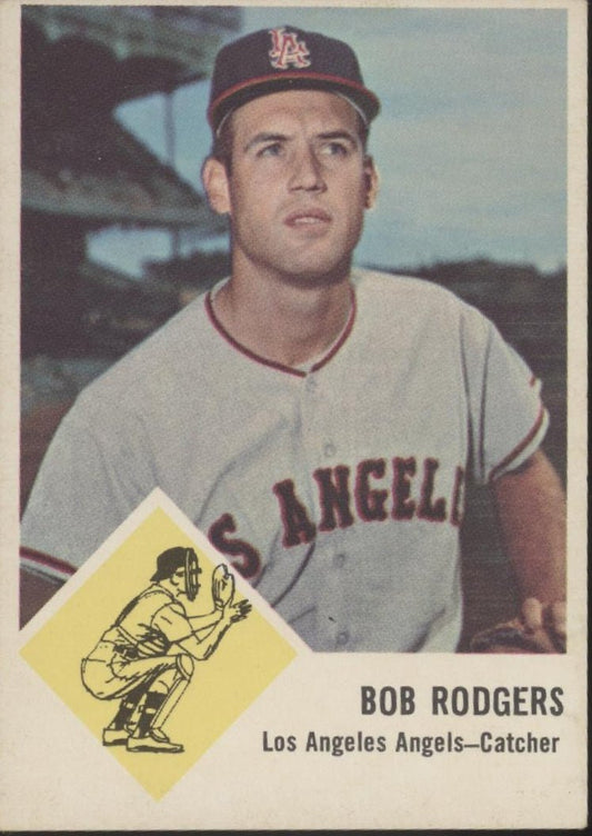 Bob Rodgers 1963 Fleer #20 Los Angles Angels VG - EX - Collector Store LLC