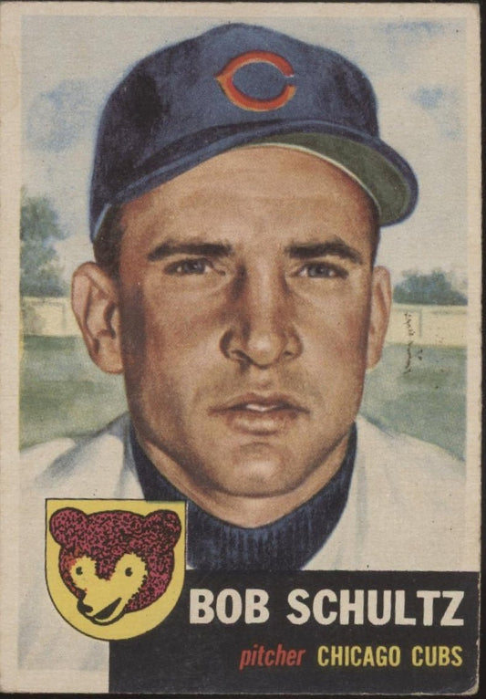 Bob Schultz 1953 Topps #144 Chicago Cubs VG - Collector Store LLC