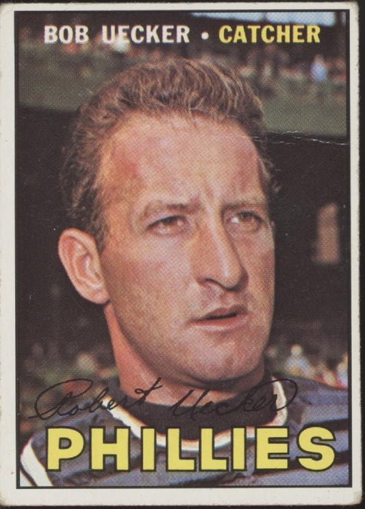 Bob Uecker 1967 Topps #326 Philadelphia Phillies VG - Collector Store LLC