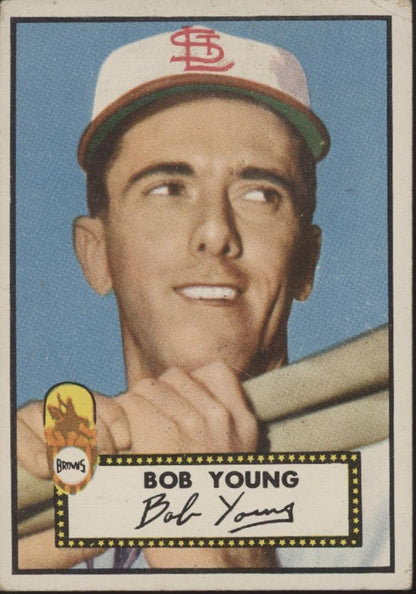 Bob Young 1952 Topps RC #147 St. Louis Browns VG - Collector Store LLC