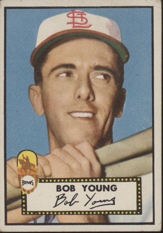 Bob Young 1952 Topps RC #147 St. Louis Browns VG - Collector Store LLC