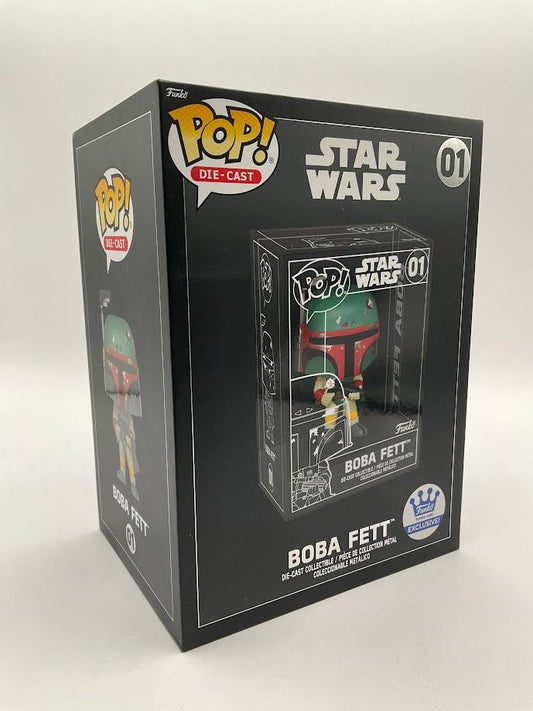 Boba Fett Funko Pop! Star Wars #01 Die - Cast Funko Exclusive - Collector Store LLC