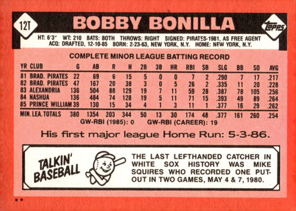 Bobby Bonilla 1986 Topps Traded RC #12T - Collector Store LLC