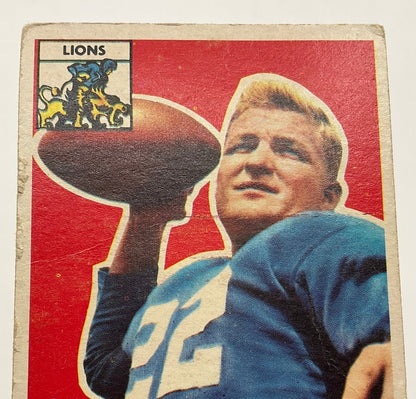 Bobby Layne 1956 Topps Detroit Lions #116 GD - Collector Store LLC