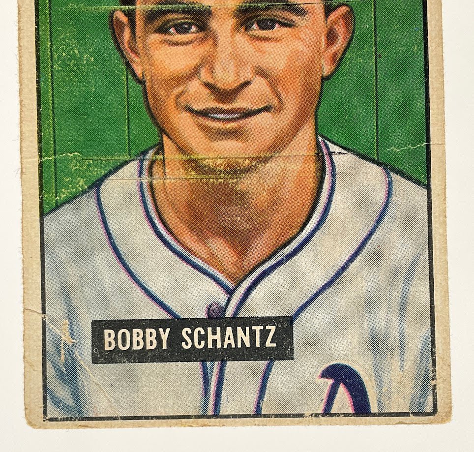 Bobby Schantz 1951 Bowman #227 Philadelphia Athletics GD #2 - Collector Store LLC