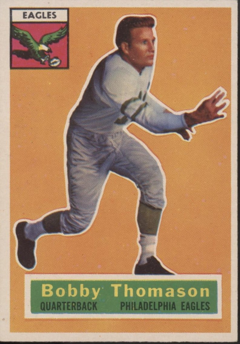Bobby Thomason 1956 Topps #100 Philadelphia Eagles EX - Collector Store LLC