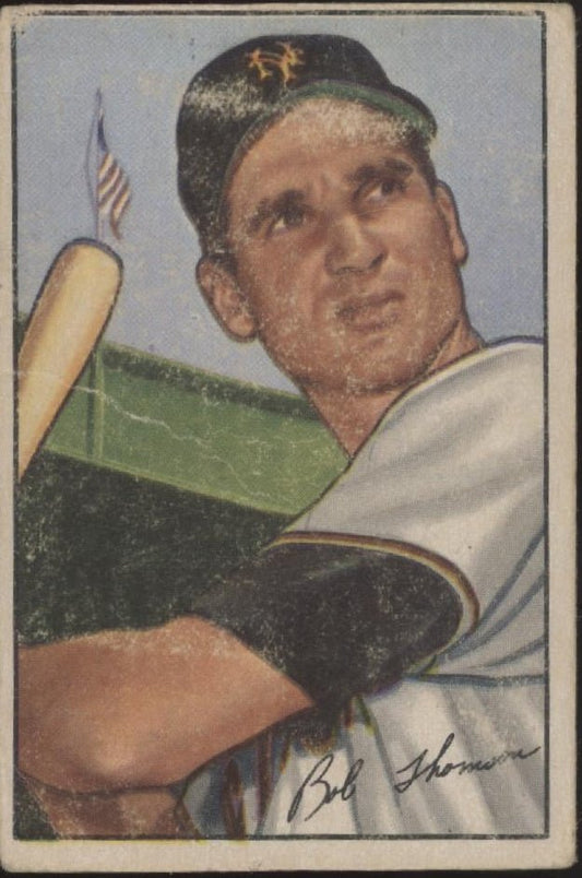 Bobby Thomson 1952 Bowman #2 New York Giants PR - Collector Store LLC