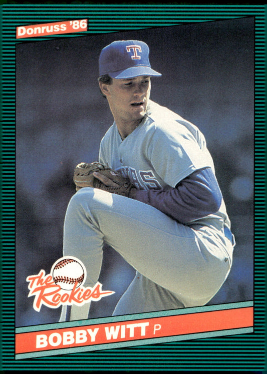 Bobby Witt 1986 Donruss The Rookies RC #49 - Collector Store LLC