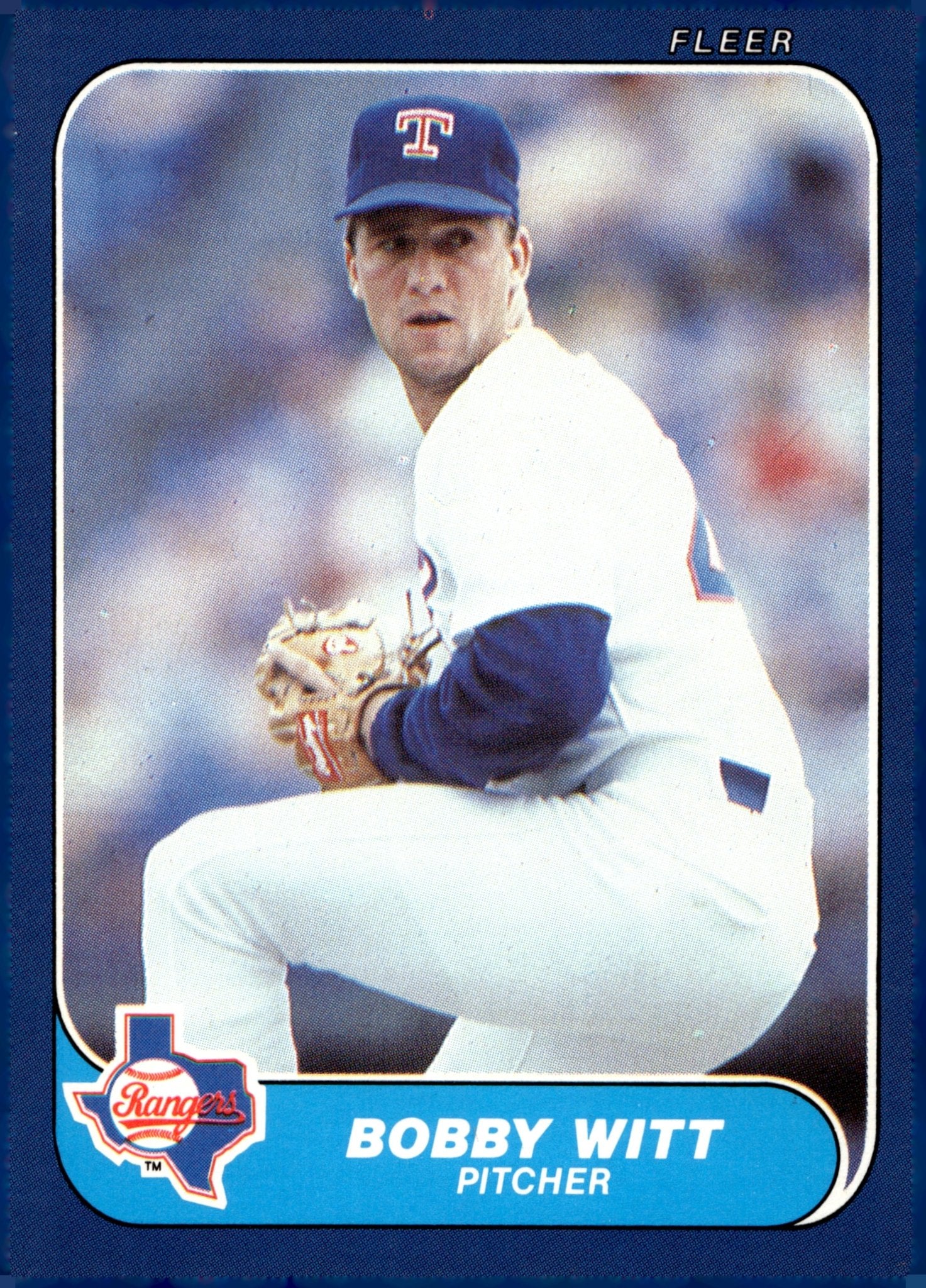 Bobby Witt 1986 Fleer Update RC #U - 129 - Collector Store LLC