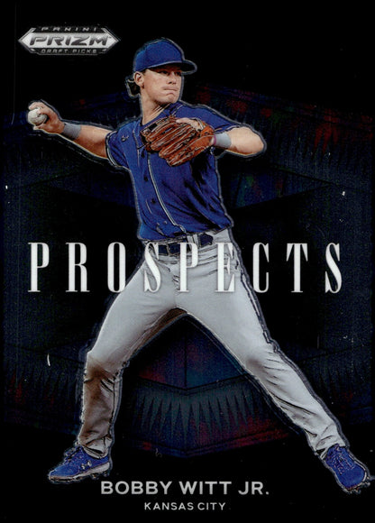 Bobby Witt Jr. 2021 Panini Prizm Draft Picks Prospects P - BW - Collector Store LLC