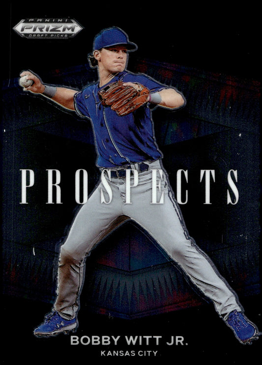 Bobby Witt Jr. 2021 Panini Prizm Draft Picks Prospects P - BW - Collector Store LLC