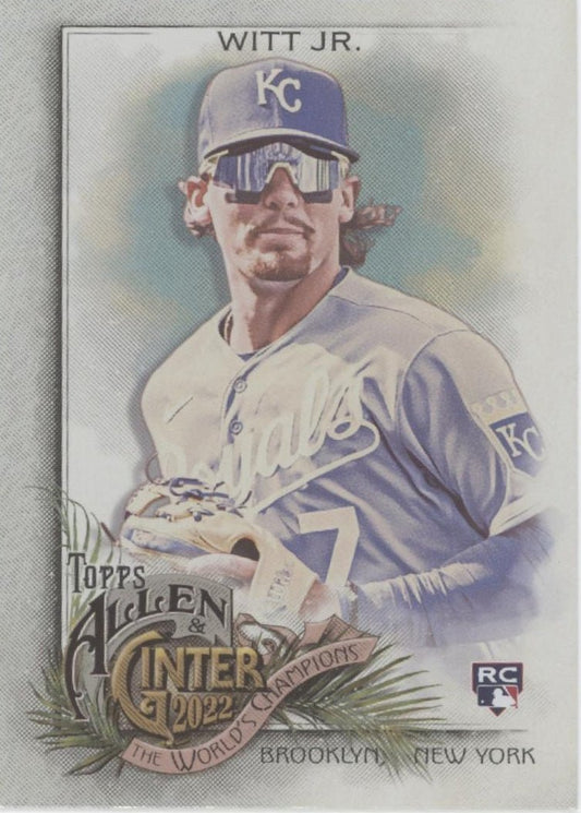 Bobby Witt Jr. 2022 Topps Allen & Ginter Foil RC #203 - Collector Store LLC