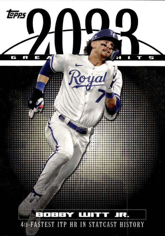 Bobby Witt Jr. 2024 Topps Series 1 2023 Greatest Hits 23GH - 20 - Collector Store LLC