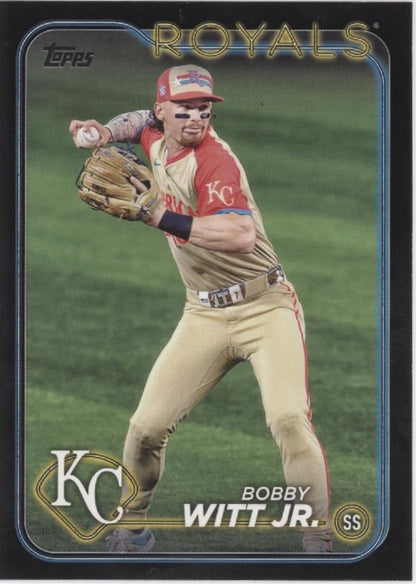 Bobby Witt Jr. 2024 Topps Update Series Black Border 092/299 #ASG - 39 - Collector Store LLC