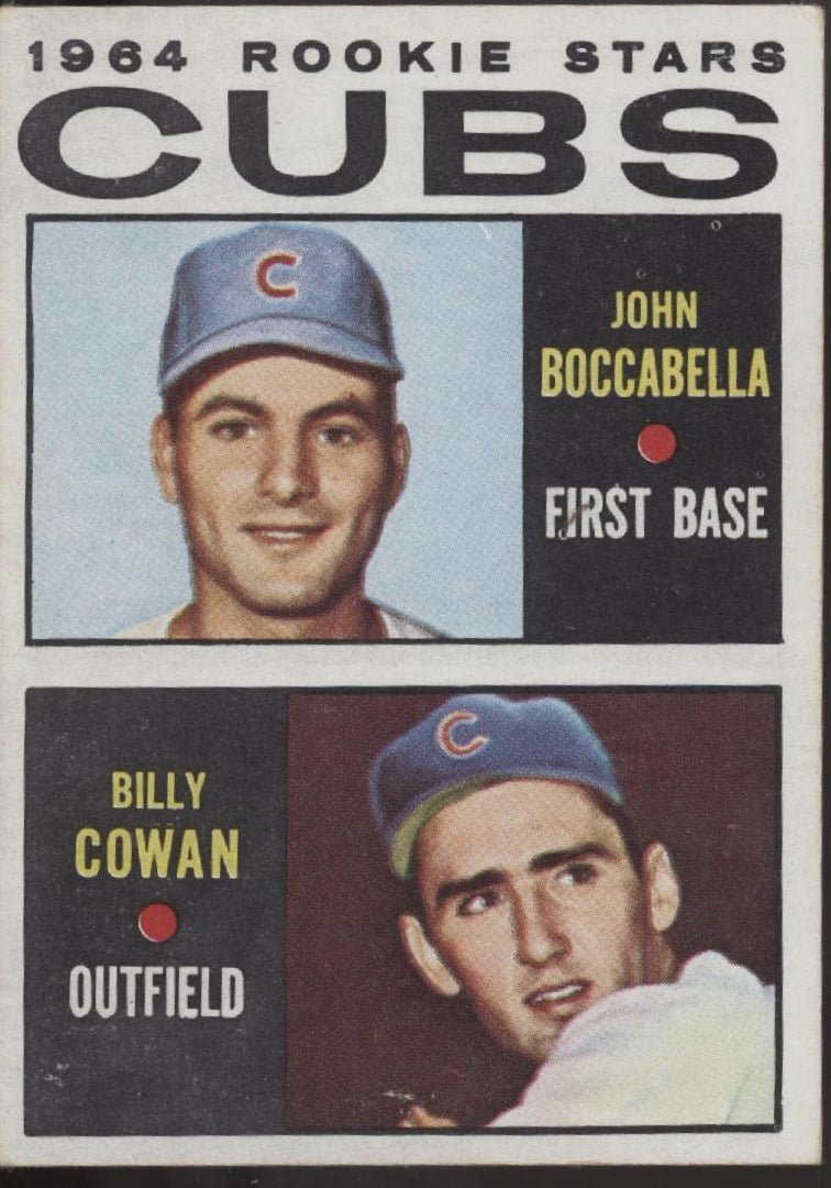 Boccabella / Cowman 1964 Topps Cubs Rookie Stars #192 VG - Collector Store LLC