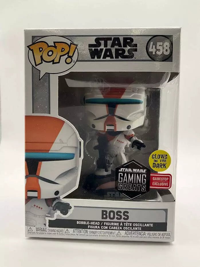 Boss Funko Pop! Star Wars #458 GITD Star Wars Gaming Greats GameStop Exclusive - Collector Store LLC