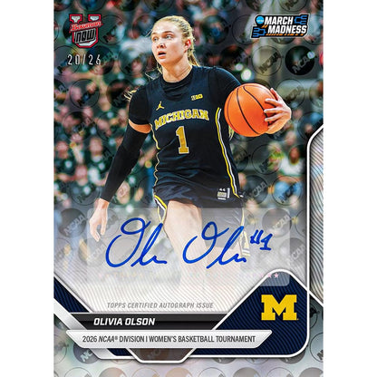 2025-26 Bowman University NOW March Madness Basketball Hobby Box