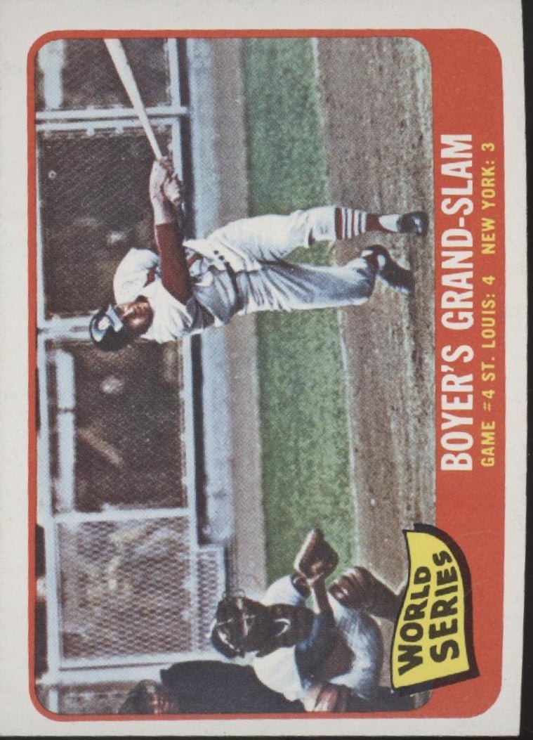 Boyer's Grand Slam 1965 Topps Ken Boyer 135 St. Louis Cardinals EX - Collector Store LLC