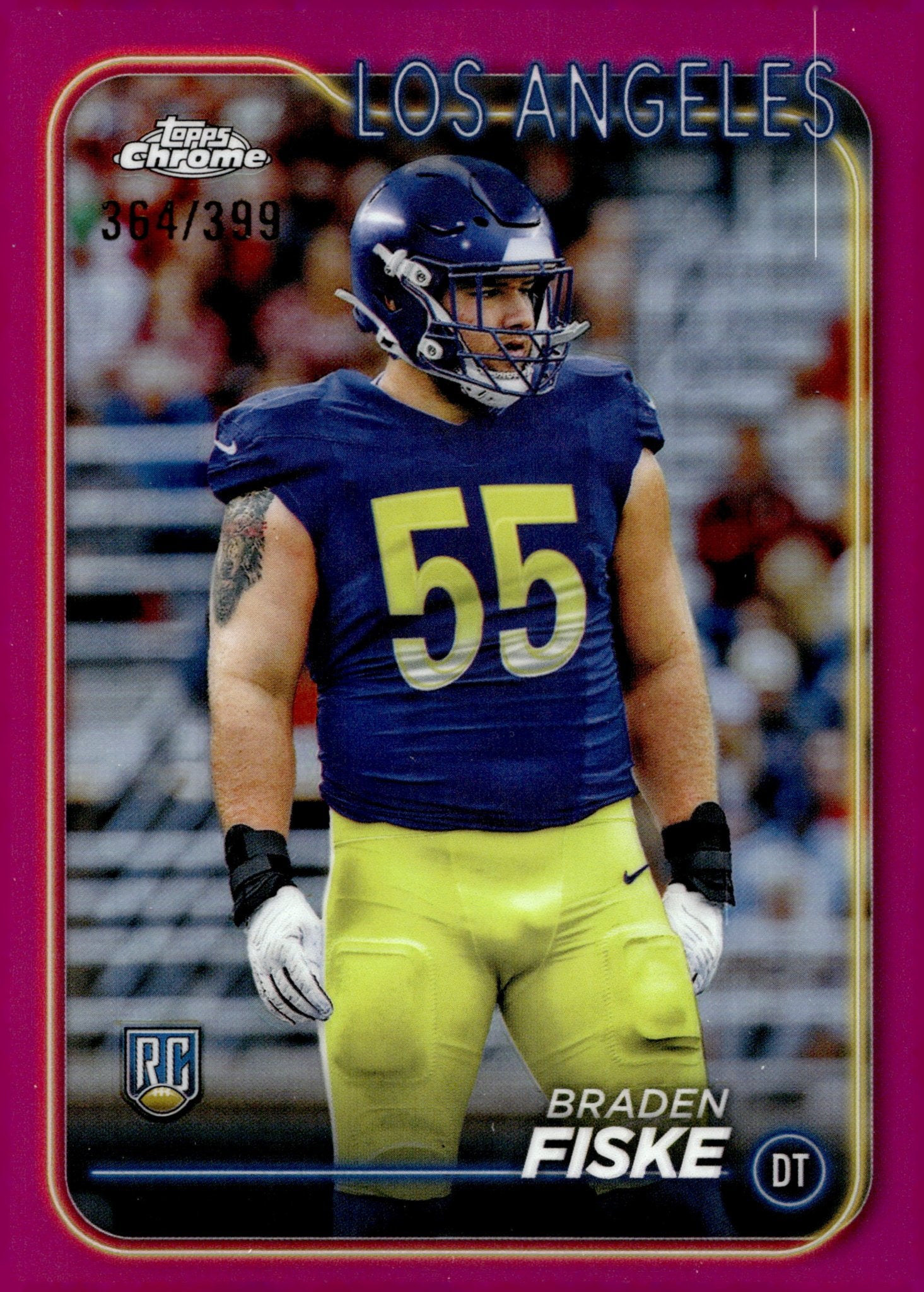 Braden Fiske 2024 Topps Chrome Fuchsia Refractor RC 364/399 #273 - Collector Store LLC