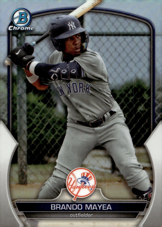 Brando Mayea 2023 Bowman Chrome Refractor BDC - 66 - Collector Store LLC