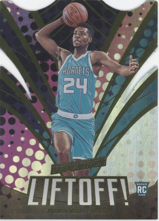 Brandon Miller 2023 - 24 Panini Revolution Liftoff! Die - Cut RC #9 - Collector Store LLC