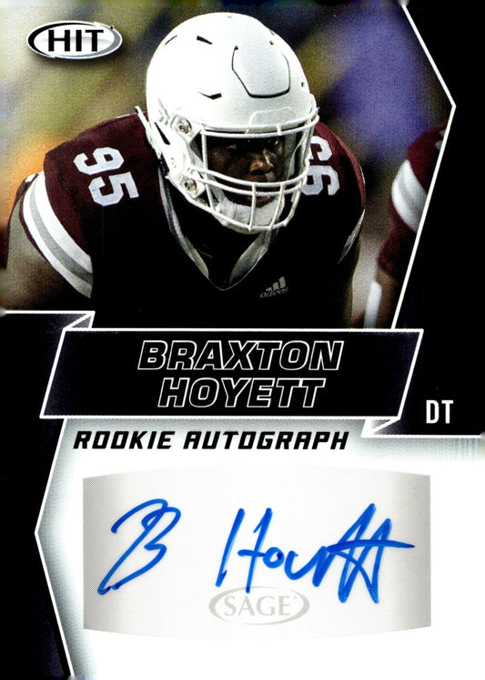 Braxton Hoyett 2019 Sage Hit RC Auto #A86 - Collector Store LLC