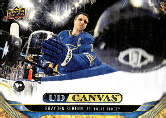 Brayden Schenn 2024 - 25 Upper Deck Series 1 Canvas #C - 89 - Collector Store LLC