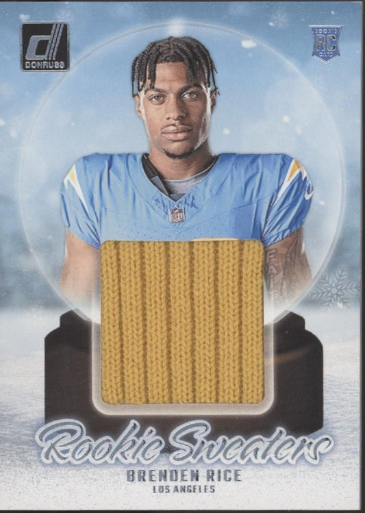 Brenden Rice 2024 Panini Donruss Rookie Sweaters Swatch RC #RHS - BRI - Collector Store LLC