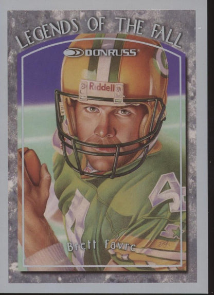 Brett Favre 1997 Donruss Legends of the Fall 0201/10000 #8 - Collector Store LLC