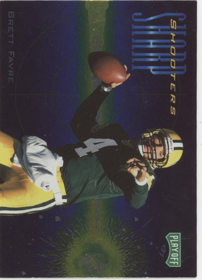 Brett Favre 1997 Playoff Sharp Shooters #1 - Collector Store LLC