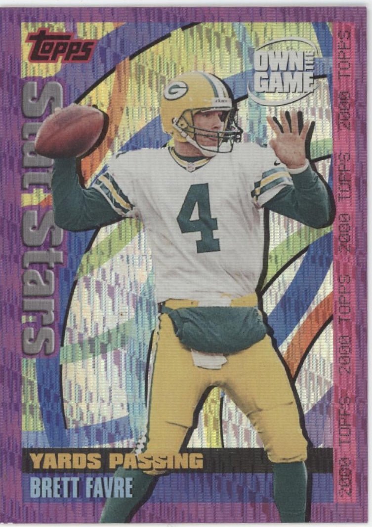 Brett Favre 2000 Topps Own the Game Star Stats #OTG4 - Collector Store LLC