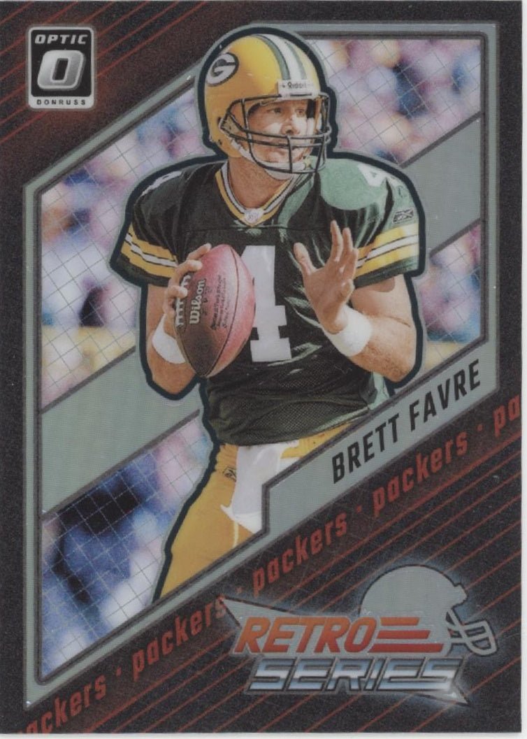 Brett Favre 2023 Panini Donruss Optic Retro Series Prizm #4 - Collector Store LLC