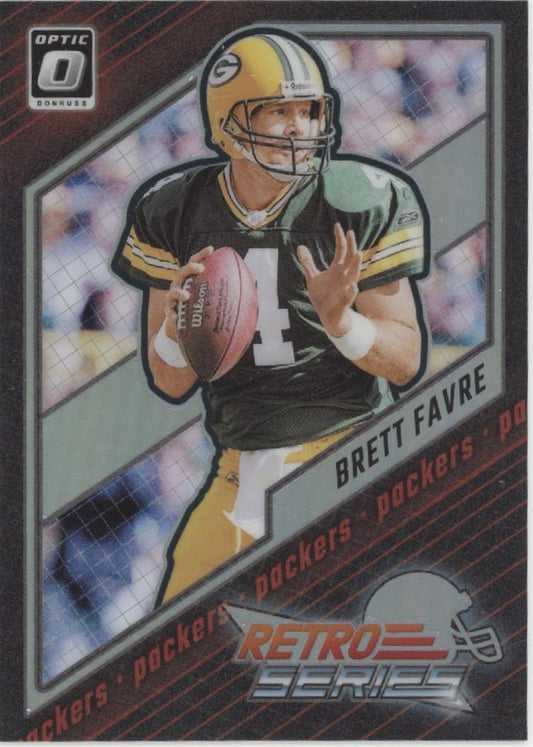Brett Favre 2023 Panini Donruss Optic Retro Series Prizm #4 - Collector Store LLC
