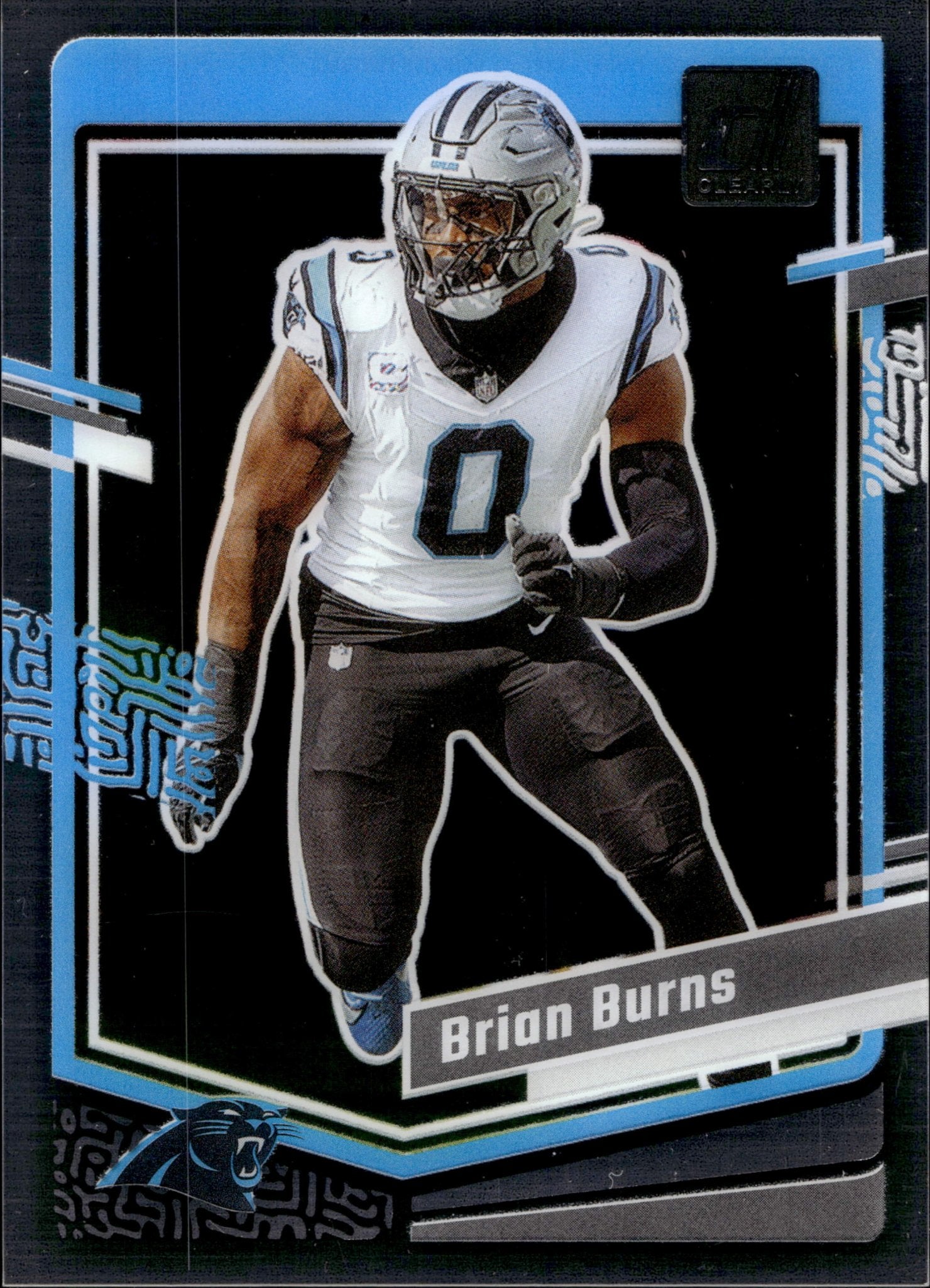 Brian Burns 2023 Panini Clearly Donruss #8 - Collector Store LLC