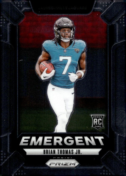 Brian Thomas Jr. 2024 Panini Prizm Emergent RC #12 - Collector Store LLC