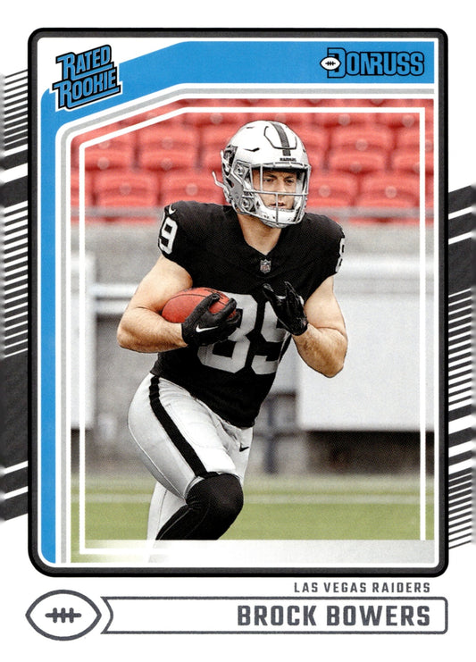 Brock Bowers 2024 Panini Donruss Rated Rookie RC #394 #1 - Collector Store LLC