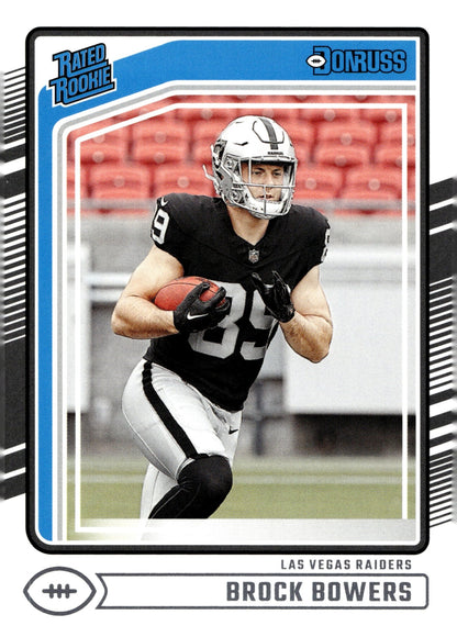 Brock Bowers 2024 Panini Donruss Rated Rookie RC #394 #7 - Collector Store LLC