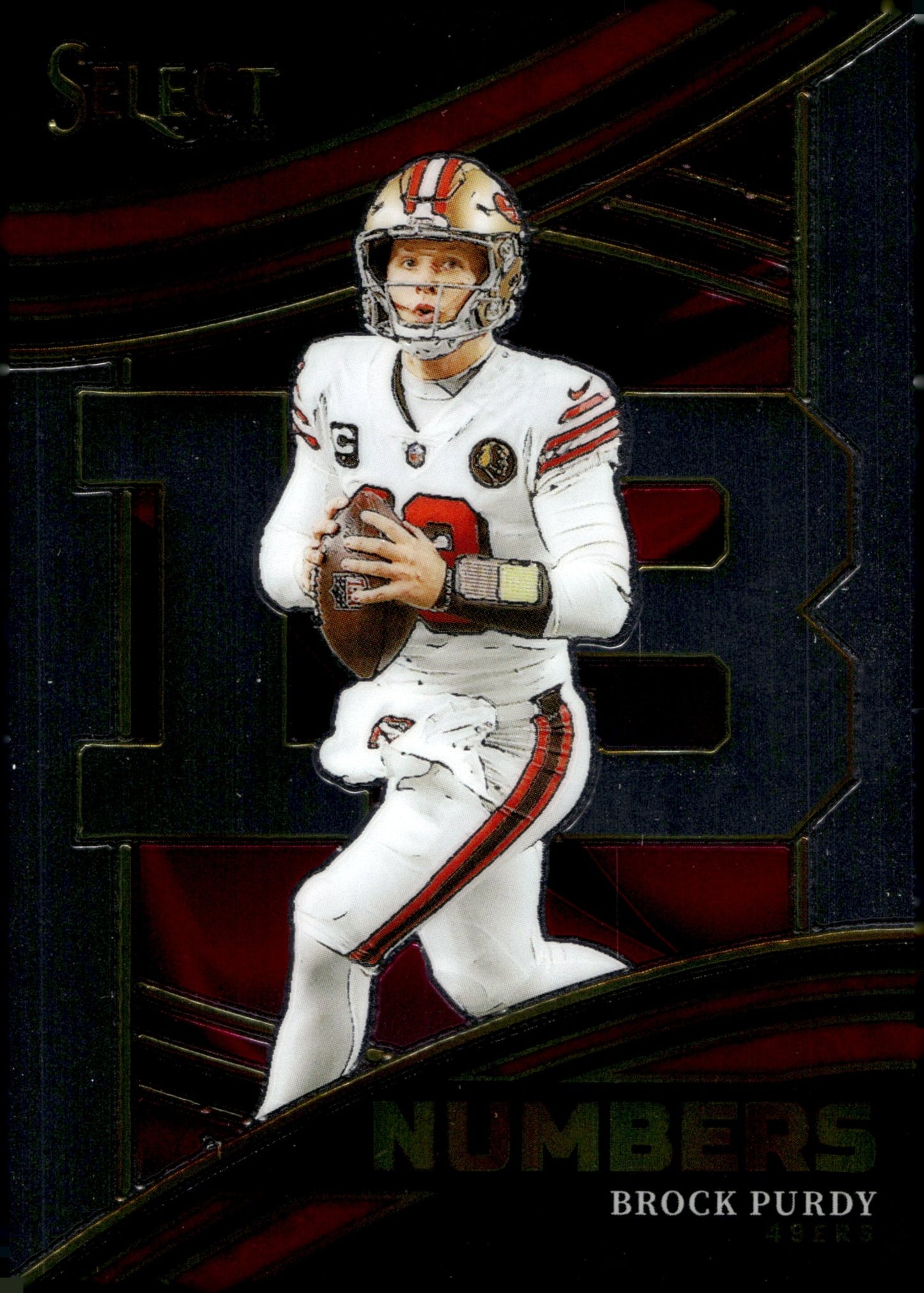 Brock Purdy 2023 Panini Select Numbers 18 #NMB - BPU - Collector Store LLC