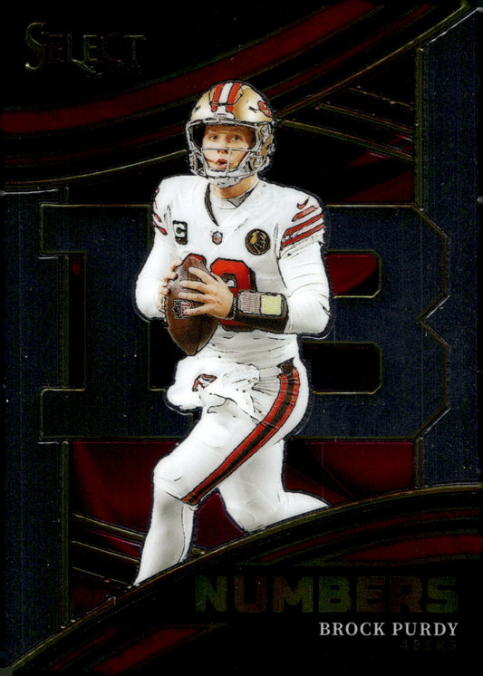 Brock Purdy 2023 Panini Select Numbers 18 #NMB - BPU - Collector Store LLC