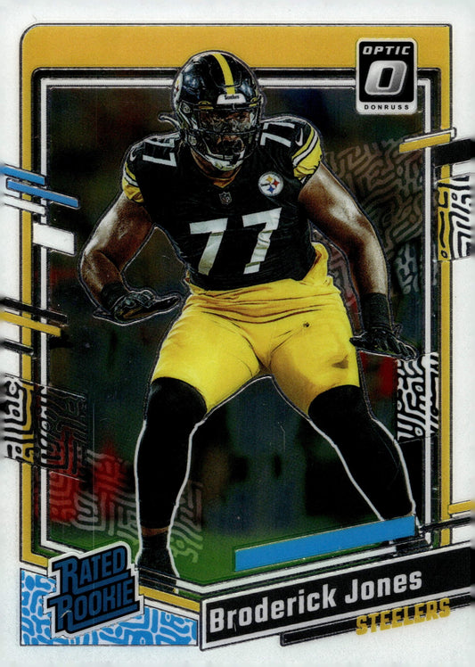 Broderick Jones 2023 Panini Donruss Optic Rated Rookie RC #285 #2 - Collector Store LLC