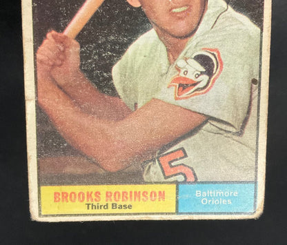 Brooks Robinson 1961 Topps #10 Baltimore Orioles PR - Collector Store LLC