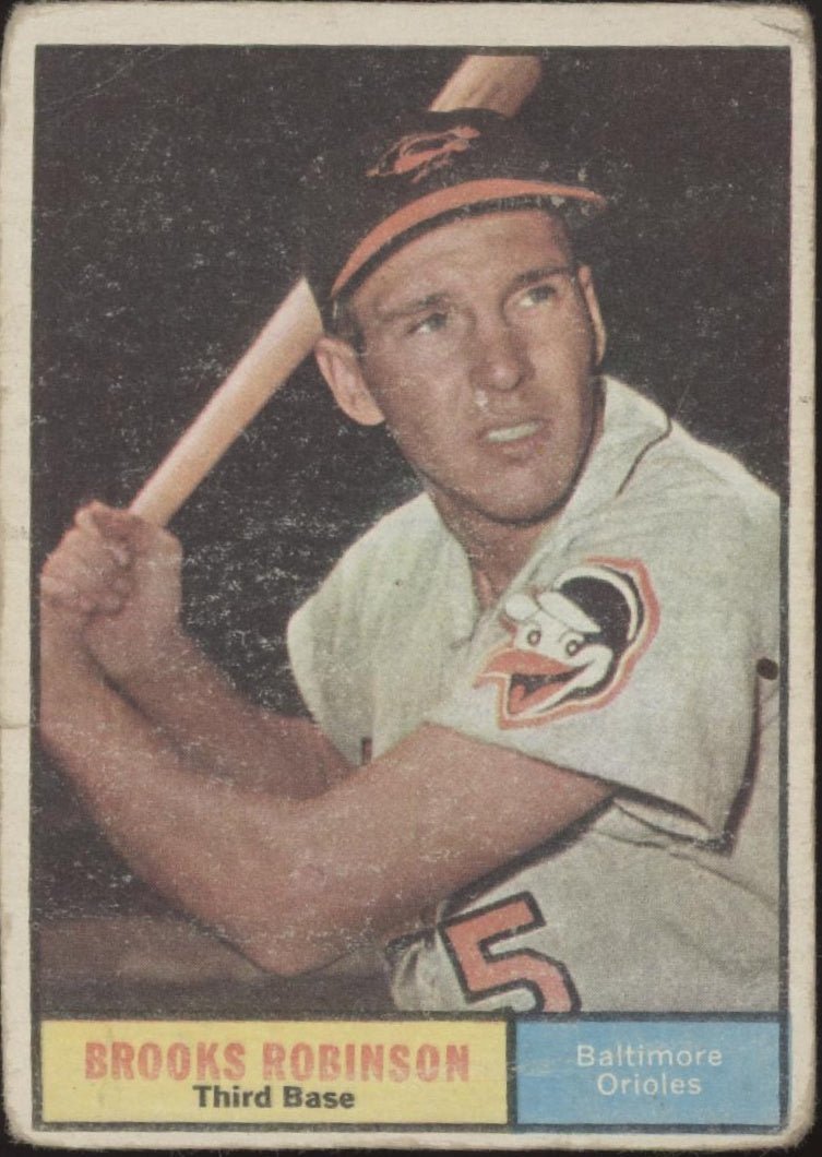 Brooks Robinson 1961 Topps #10 Baltimore Orioles PR - Collector Store LLC