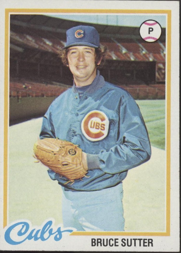 Bruce Sutter 1978 Topps #325 Chicago Cubs EX - Collector Store LLC