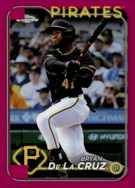 Bryan De La Cruz 2024 Topps Chrome Fuchsia Refractor 392/399 #USC126 - Collector Store LLC