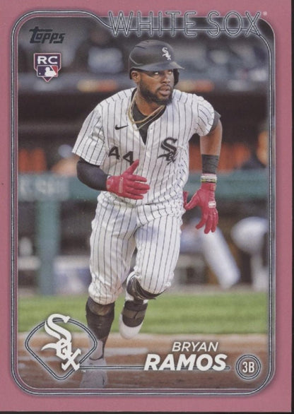 Bryan Ramos 2024 Topps Update Series Mother's Day Hot Pink RC 47/50 #US51 - Collector Store LLC