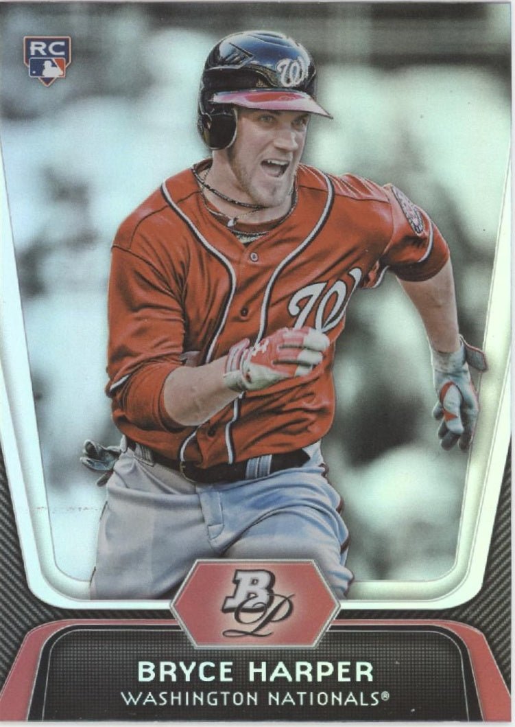 Bryce Harper 2012 Bowman Platinum Foil RC #56 - Collector Store LLC