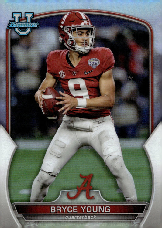 Bryce Young 2022 Bowman University Refractor #1 - Collector Store LLC