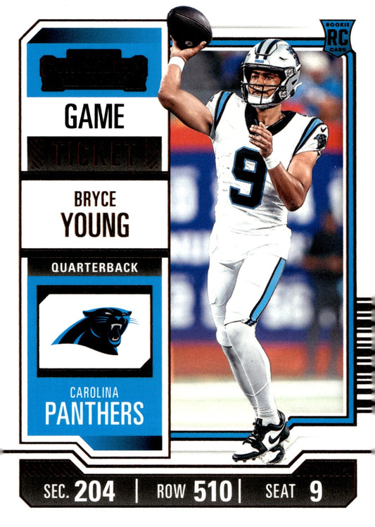 Bryce Young 2023 Panini Contenders Game Ticket RC #15 - Collector Store LLC