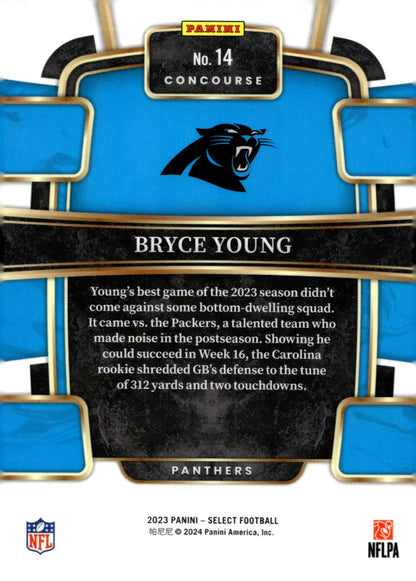 Bryce Young 2023 Panini Select RC #14 - Collector Store LLC