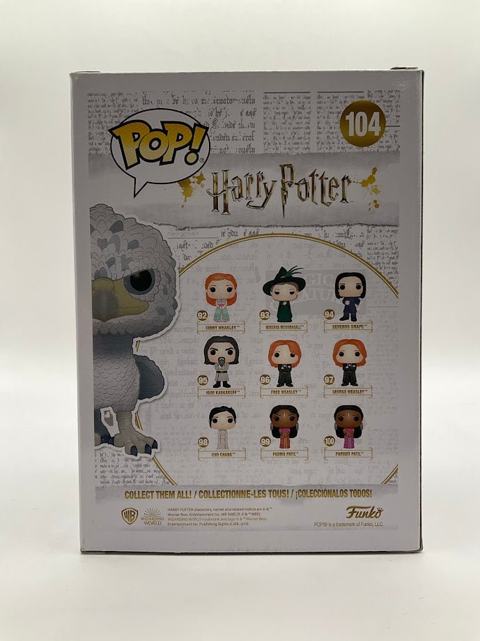 Buckbeak Funko Pop! Harry Potter #104 Flocked Hot Topic Exclusive - Collector Store LLC